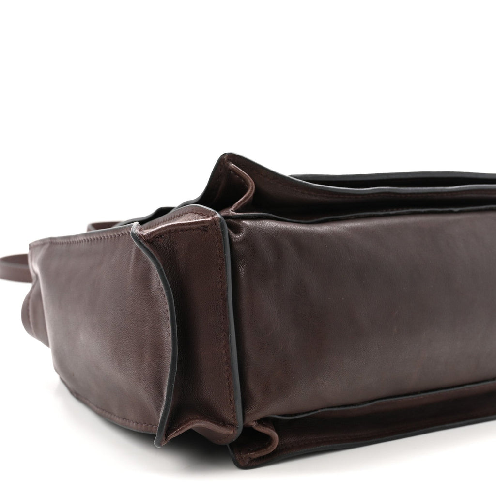 Nappa Utilitaire Shopping Tote Dark Brown