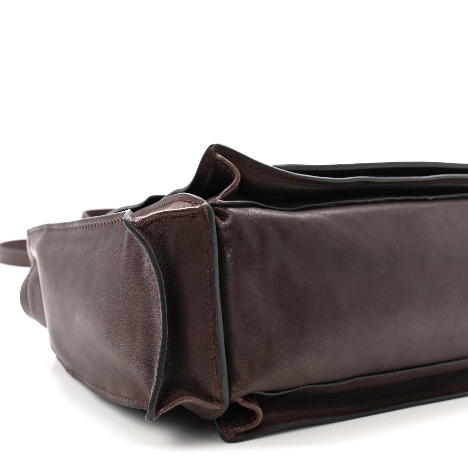 Nappa Utilitaire Shopping Tote Dark Brown