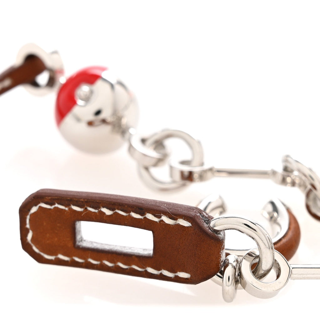 Palladium Barenia Bijou De Sac Bag Charm Fauve Rouge De Coeur