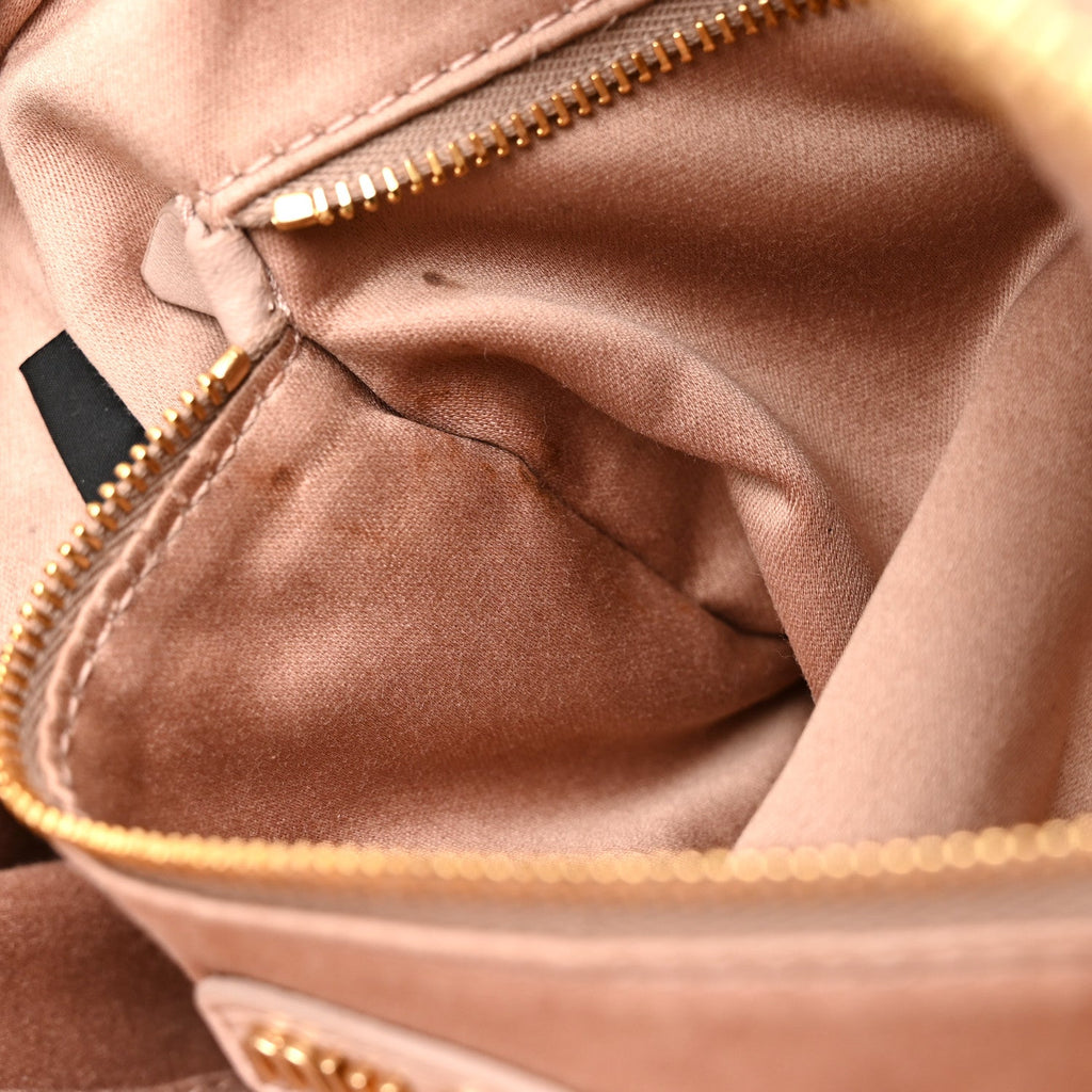 Nappa Matelasse Arcadie Top Handle Bag Cameo Powder Pink