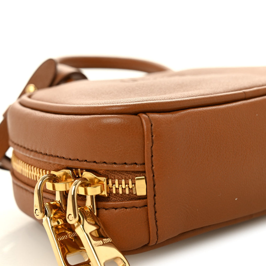 Calfskin Beau Micro Bag Cognac