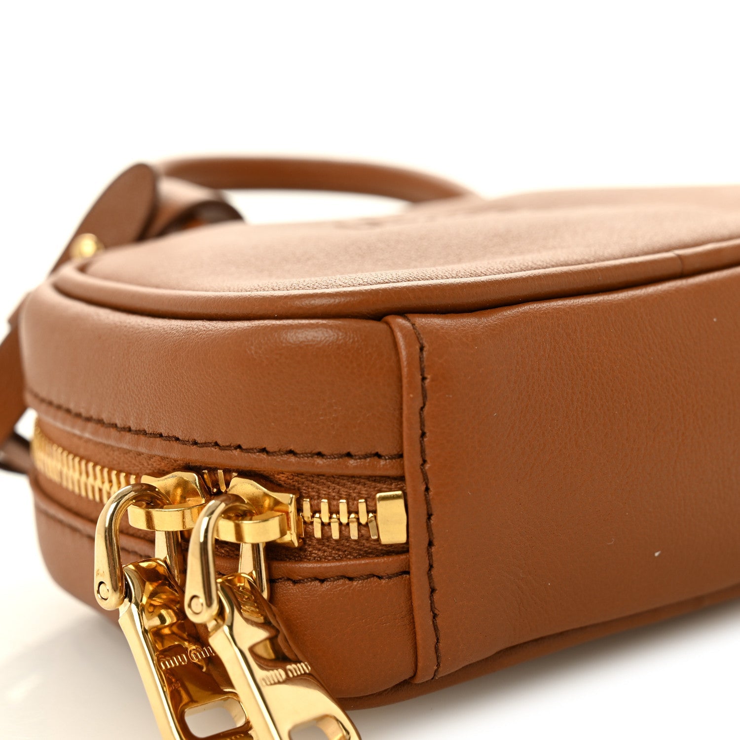 Calfskin Beau Micro Bag Cognac