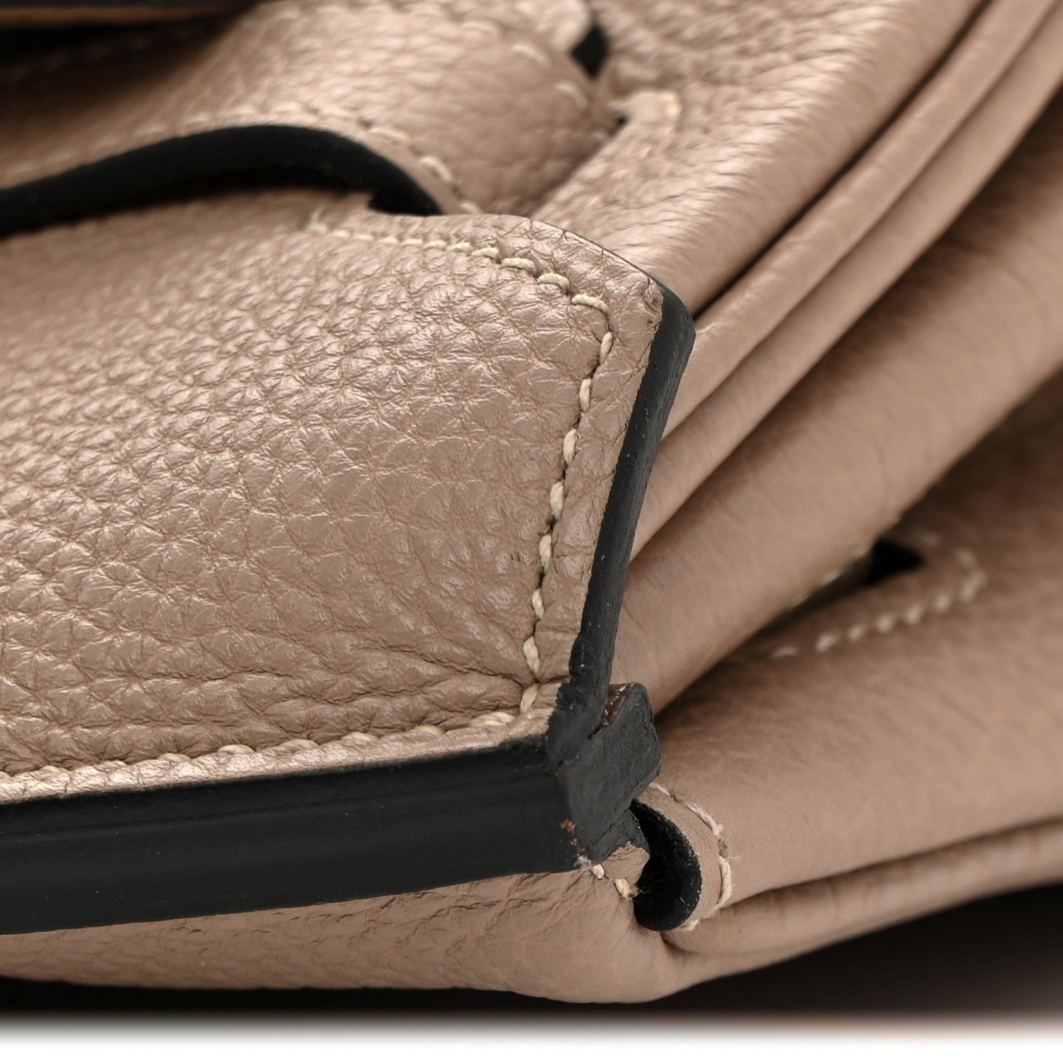 Togo Horseshoe Birkin 35 Gris Tourterelle Etoupe