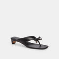 Coach Outlet Bow Thong Kitten Heel