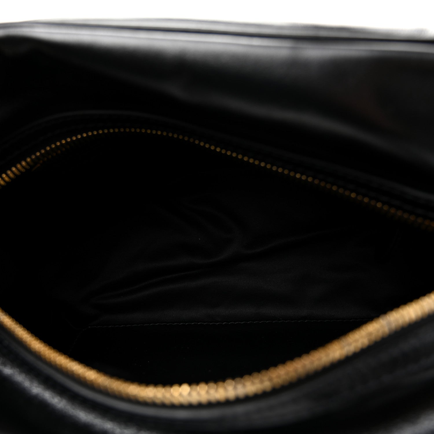 Vitello Lux Bauletto Top Handle Bag Black