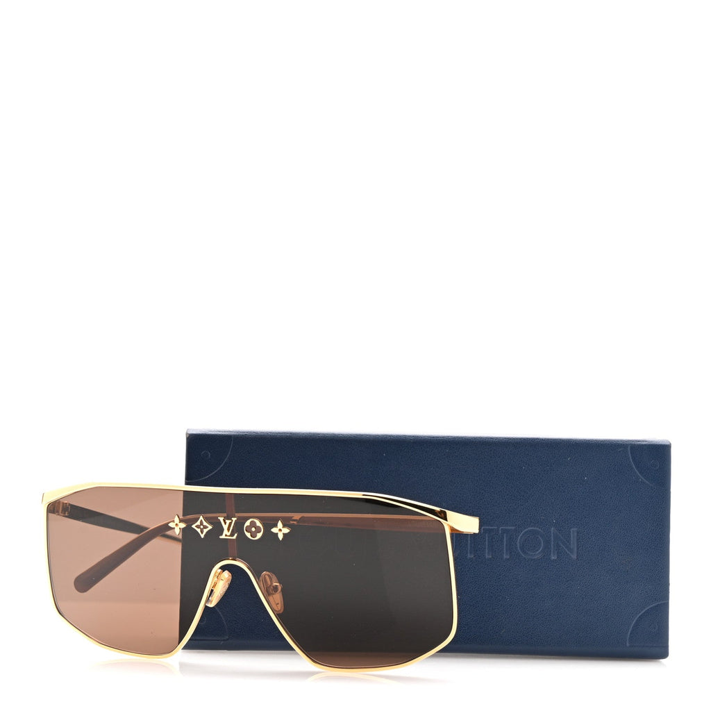 Metal LV Golden Mask Sunglasses Z1717U Gold