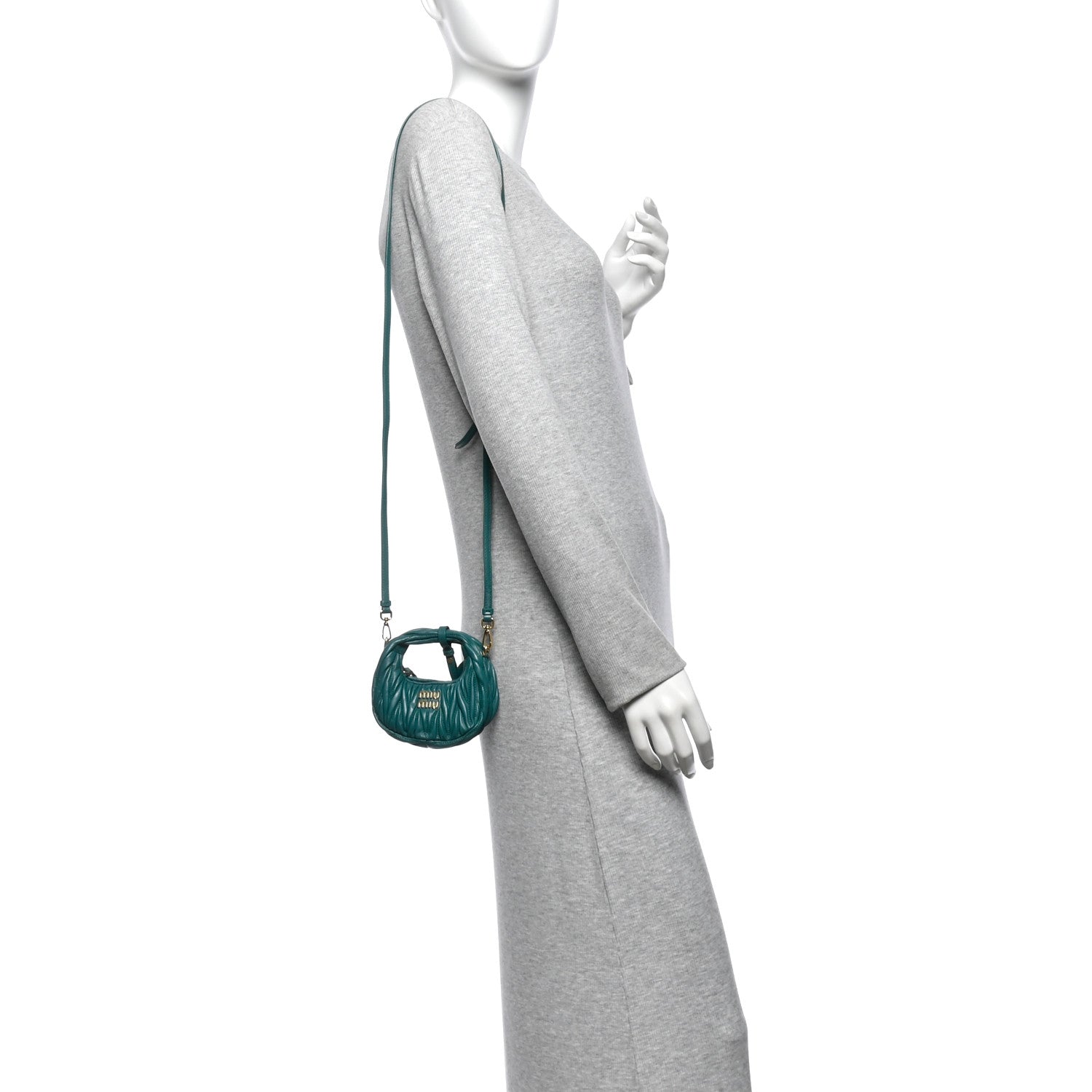 Nappa Matelasse Micro Wander Hobo Laguna