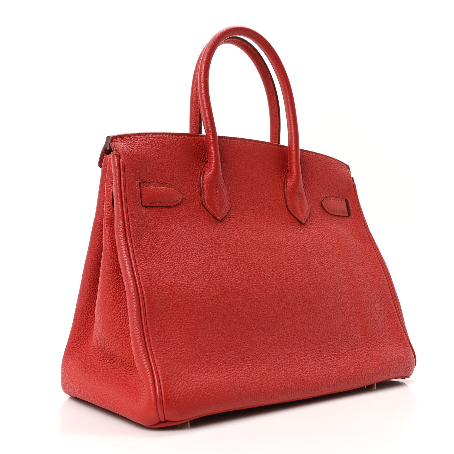 Taurillon Clemence Birkin 30 Rouge Casaque