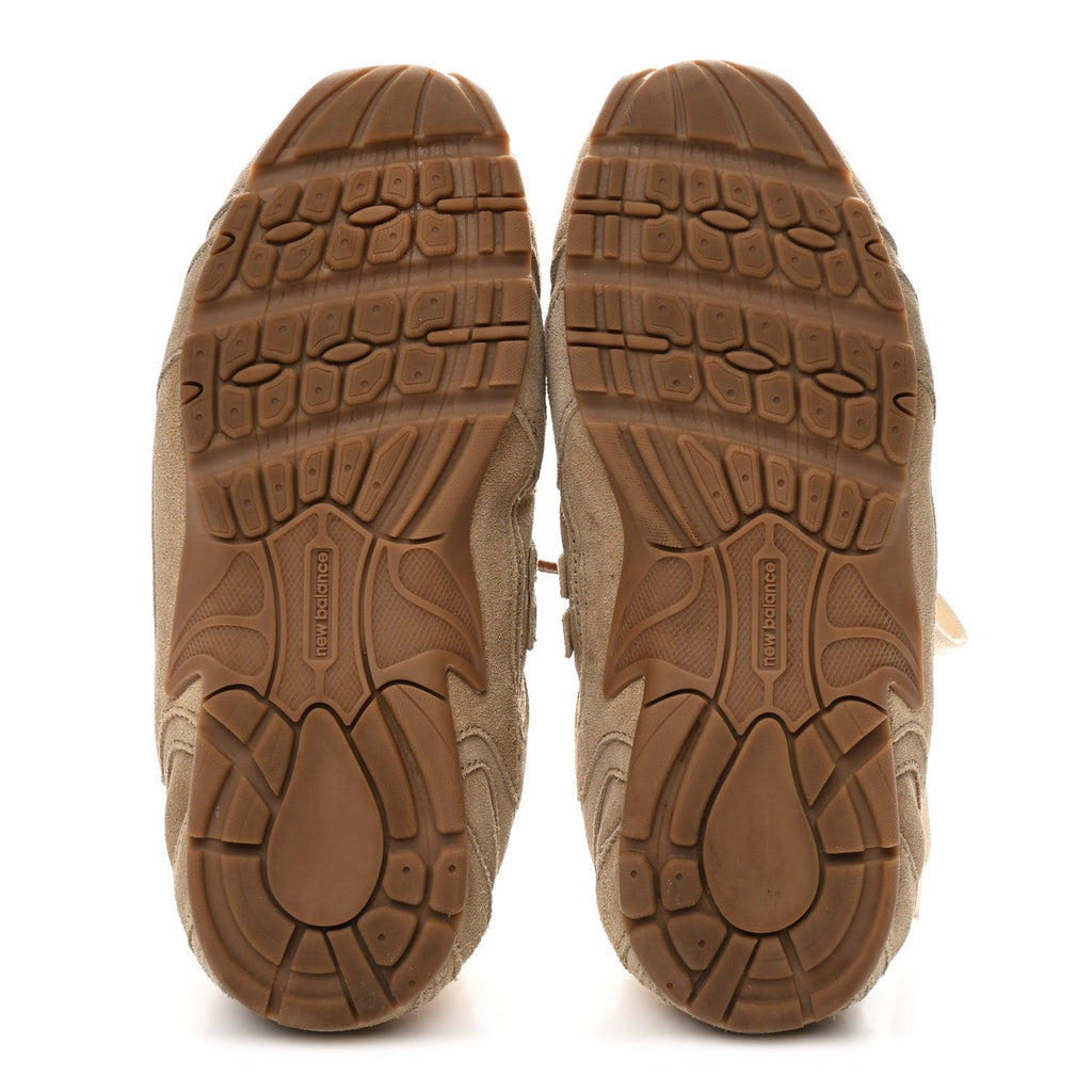 X NEW BALANCE Suede Shearling 530 SL Sneakers 37 Ecru
