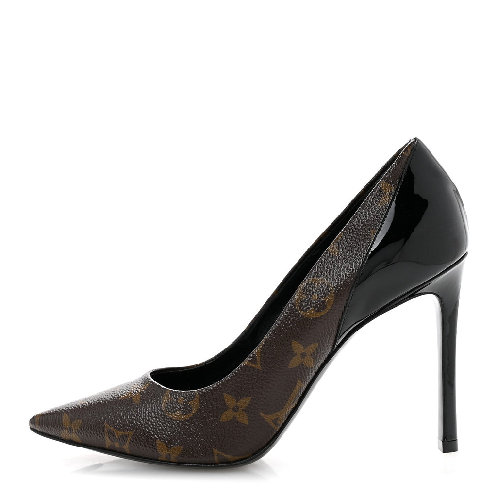 Monogram Cherie Pumps 38 Black