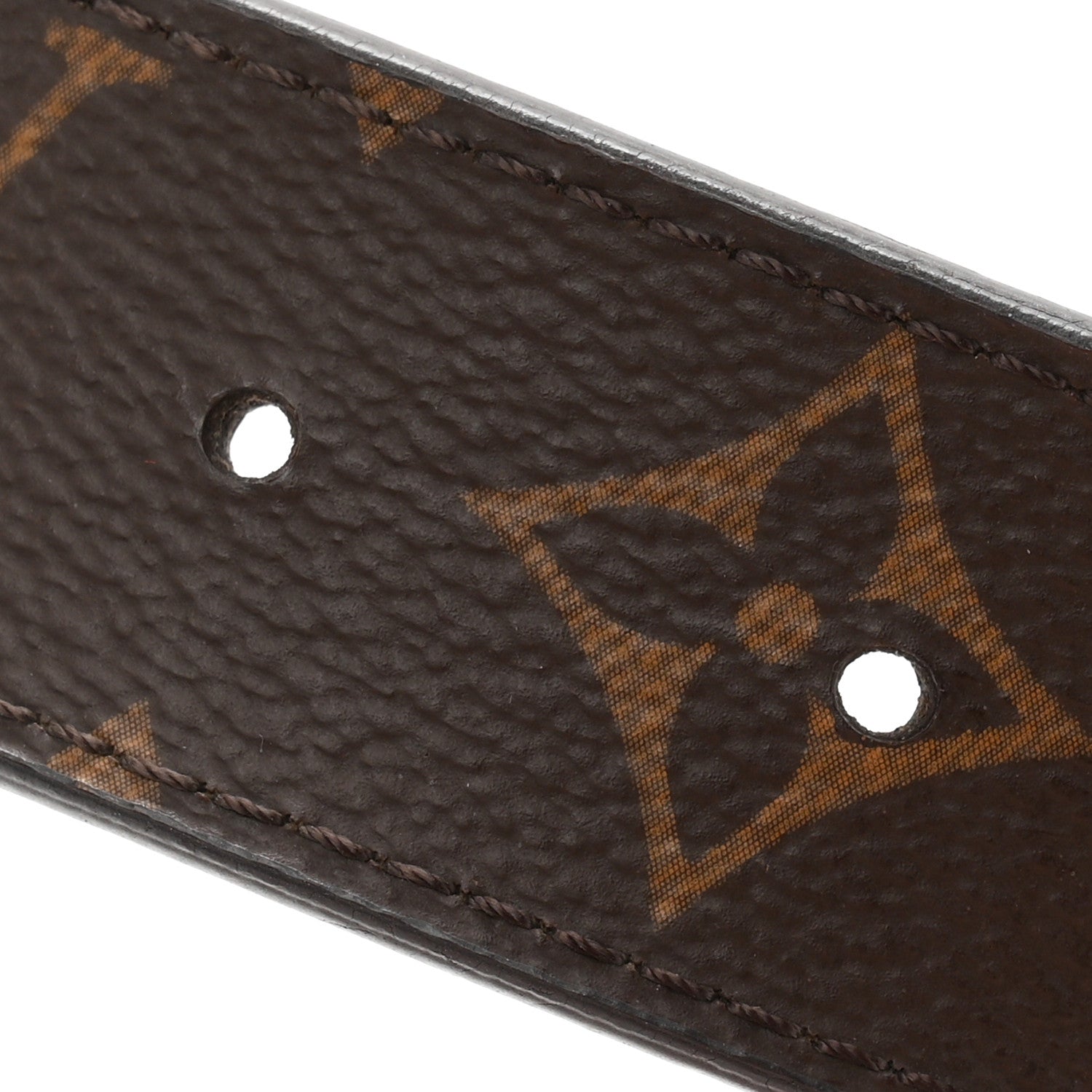 Monogram 30mm LV Initiales Reversible Belt 90 36 Coquelicot