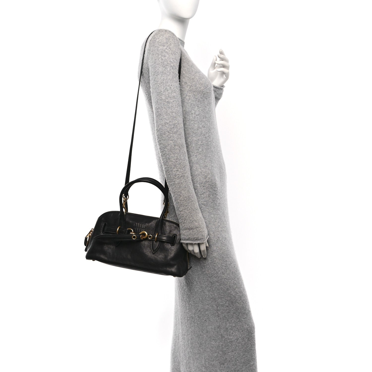 Nappa Aviator Regular Aventure Bag Black