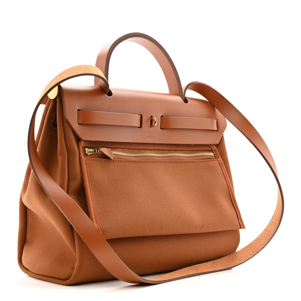 Military Toile Vache Hunter Herbag Zip Retourne 31 PM Fauve