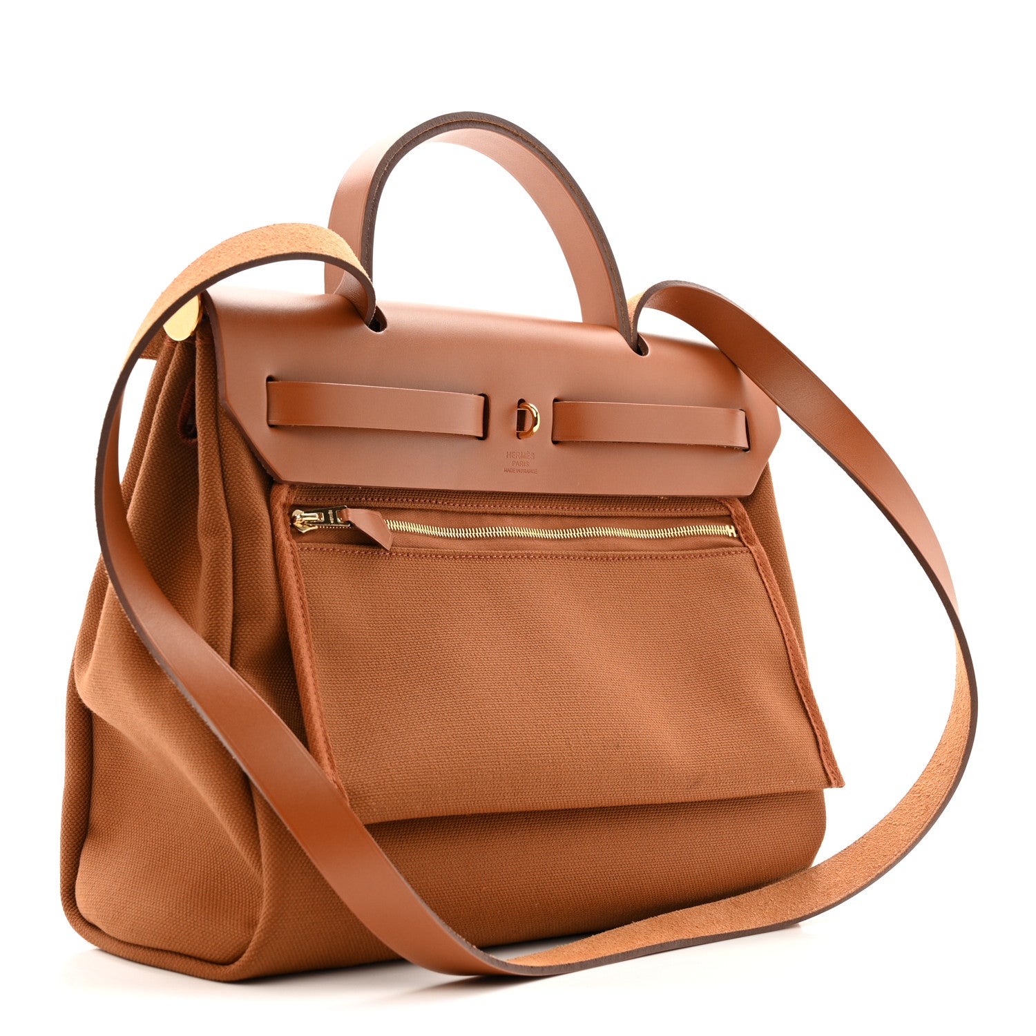Military Toile Vache Hunter Herbag Zip Retourne 31 PM Fauve