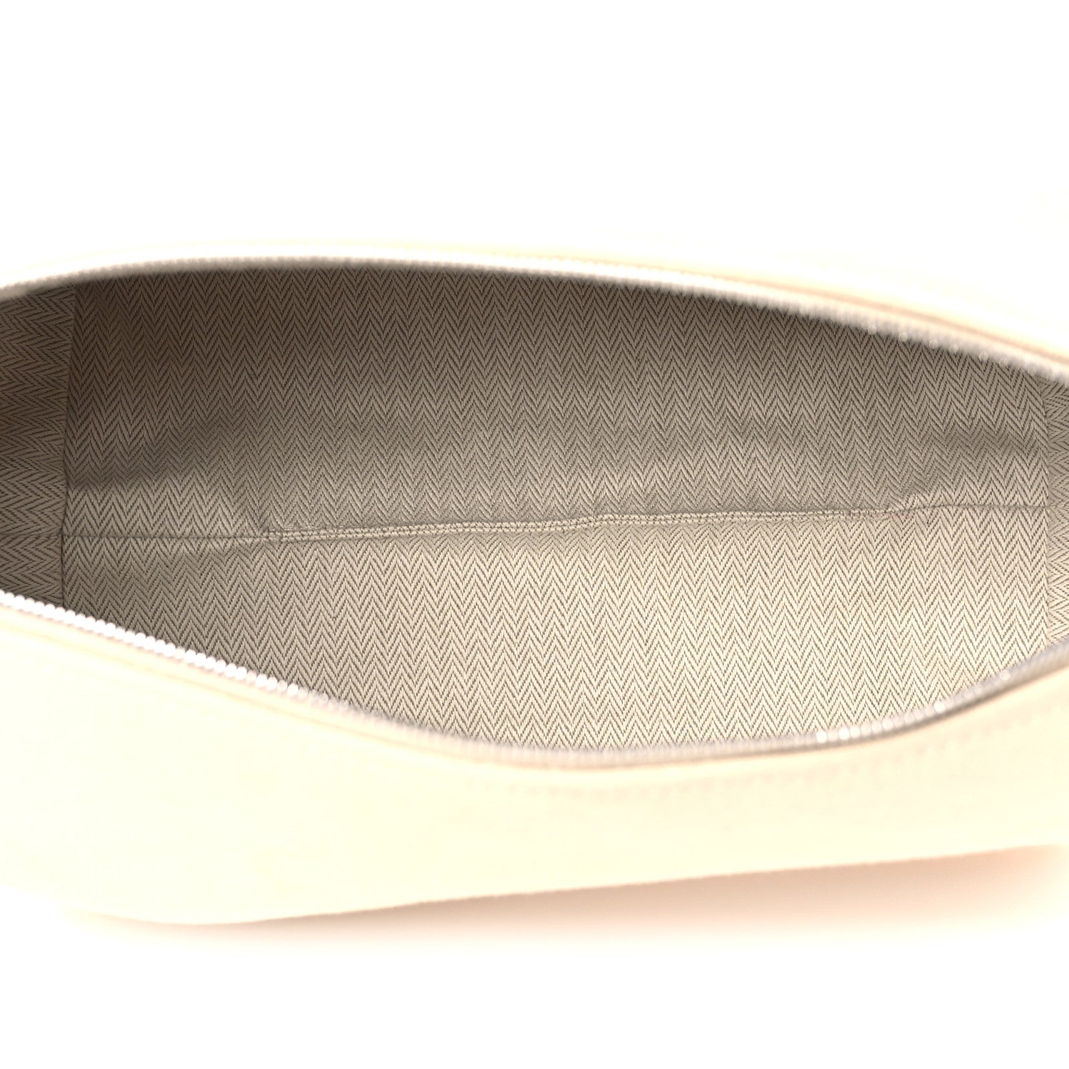 Cotton Canvas H Pavillon Large Bride-A-Brac Pouch Naturel