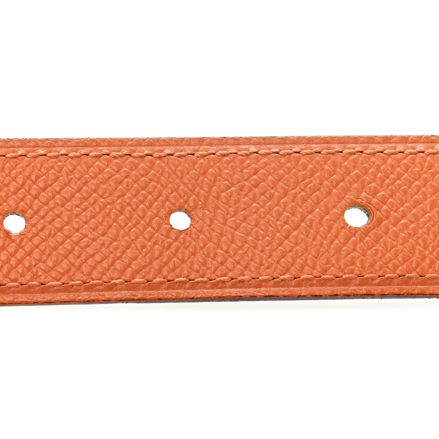 Swift Epsom 24mm Constance H Belt 65 Black Orange