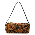 Nappa Calf Hair Leopard Printed Pouch Miele