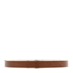Lizard Kelly Lock Cadena Bracelet Brown
