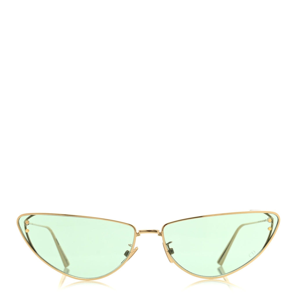 Metal MissDior B1U Butterfly Sunglasses Gold