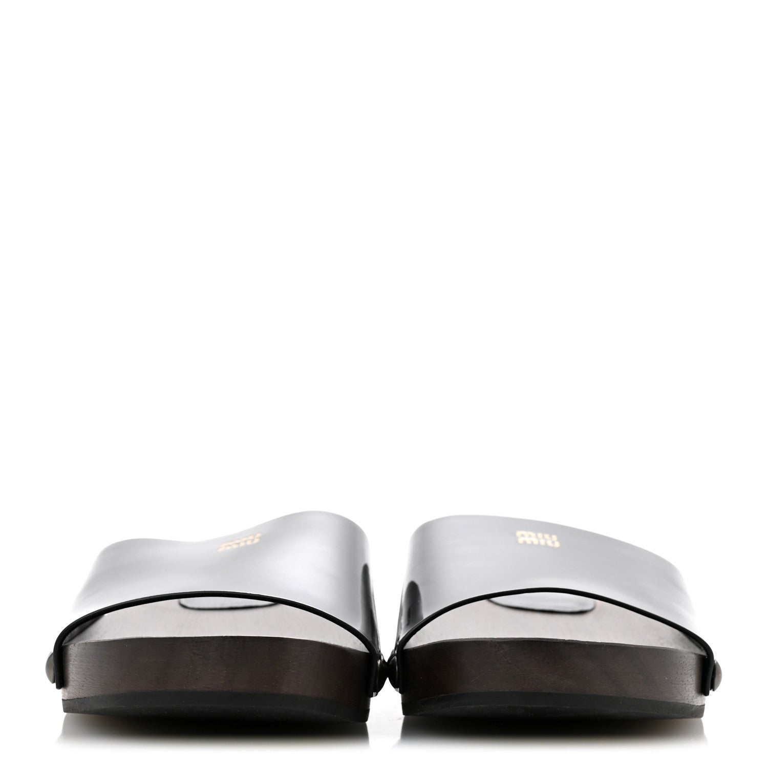 Patent Logo Slide Clogs 36 Black