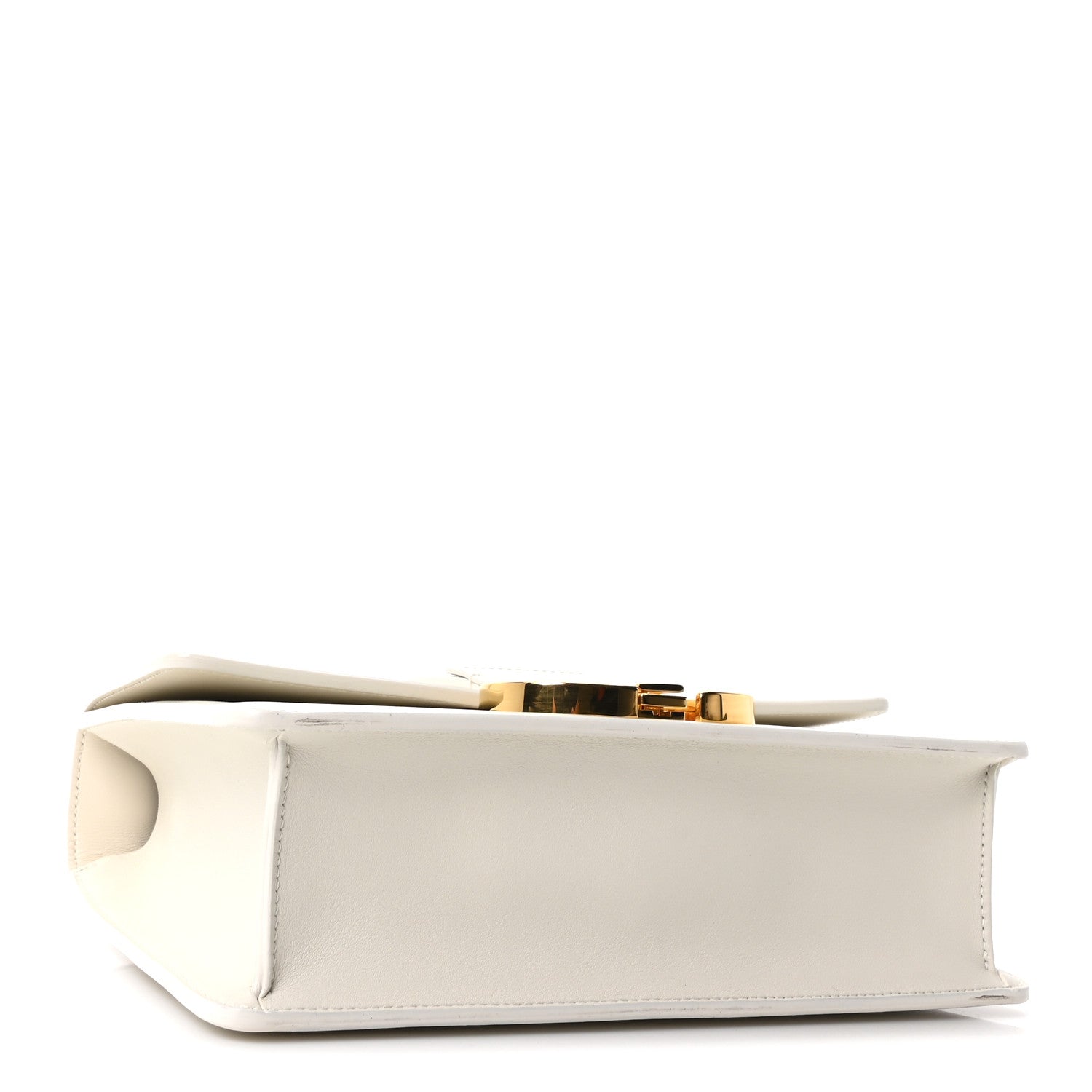 Box Calfskin 30 Montaigne Flap Bag Latte