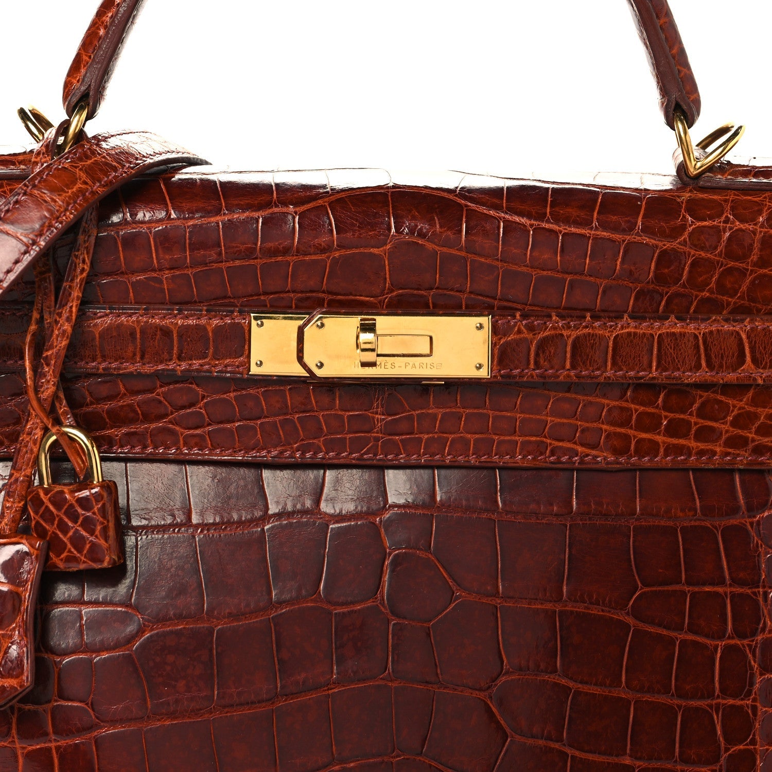 Shiny Alligator Kelly Retourne 32 Miel