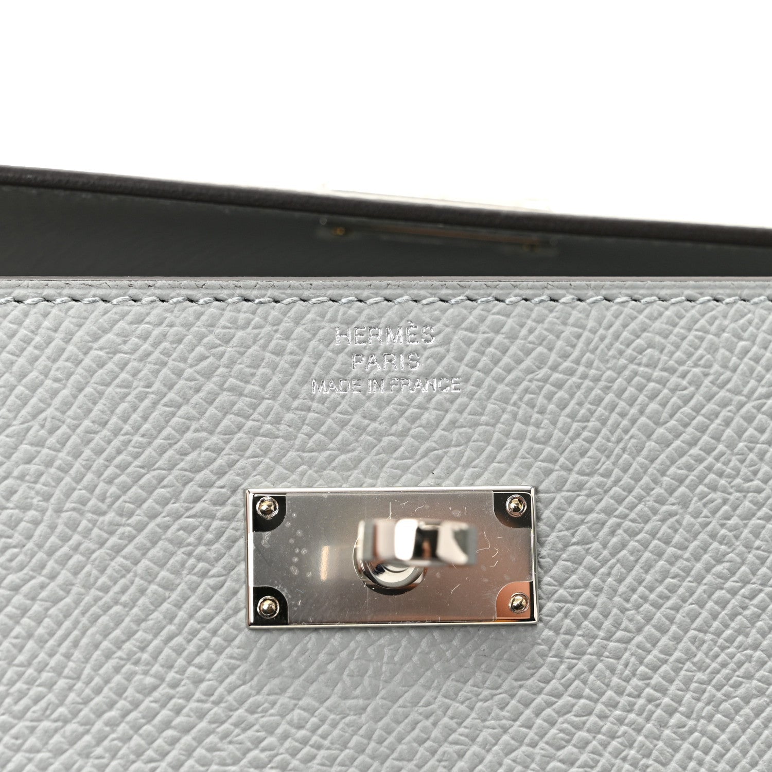 Epsom Kelly Wallet To Go Gris Pantin