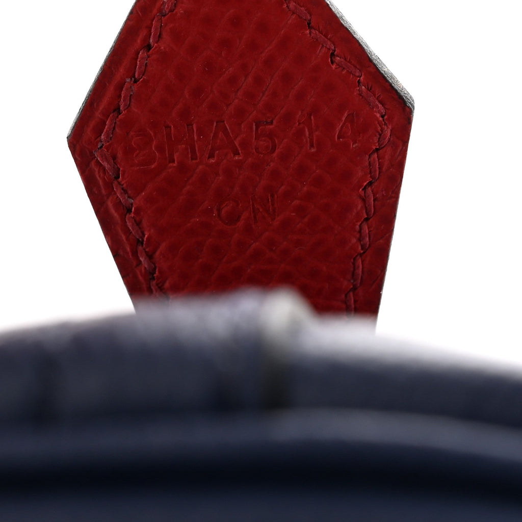 Epsom Tri-Color 1923 Bolide 25 Blue Saphir Blue Indigo Rouge Piment