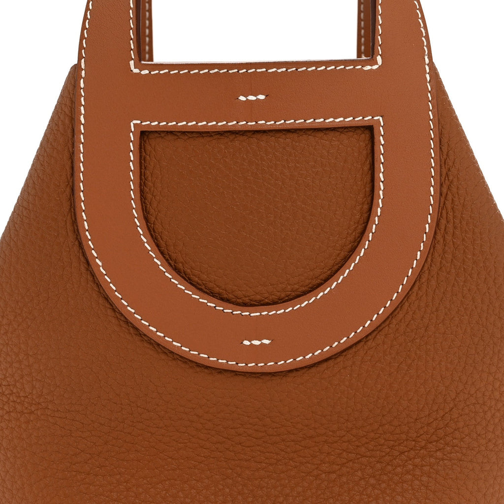 Taurillon Clemence Swift In-The-Loop 18 Bag Gold