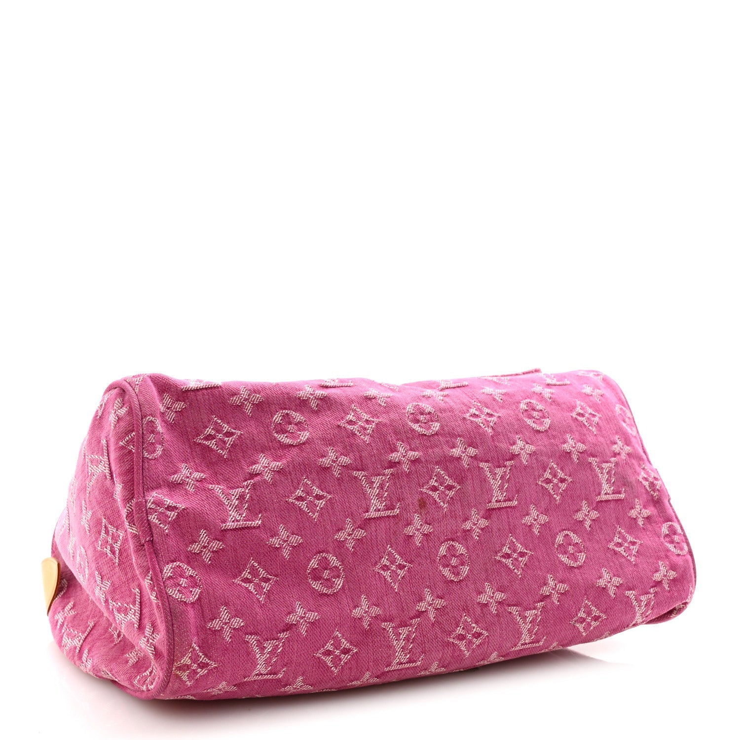 Monogram Denim Neo Speedy Fuchsia