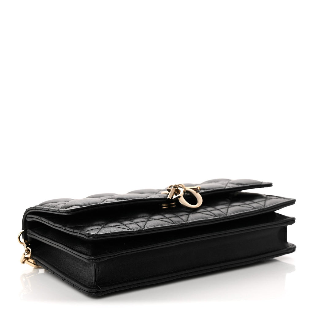 Lambskin Cannage Mini My Dior Bag Black