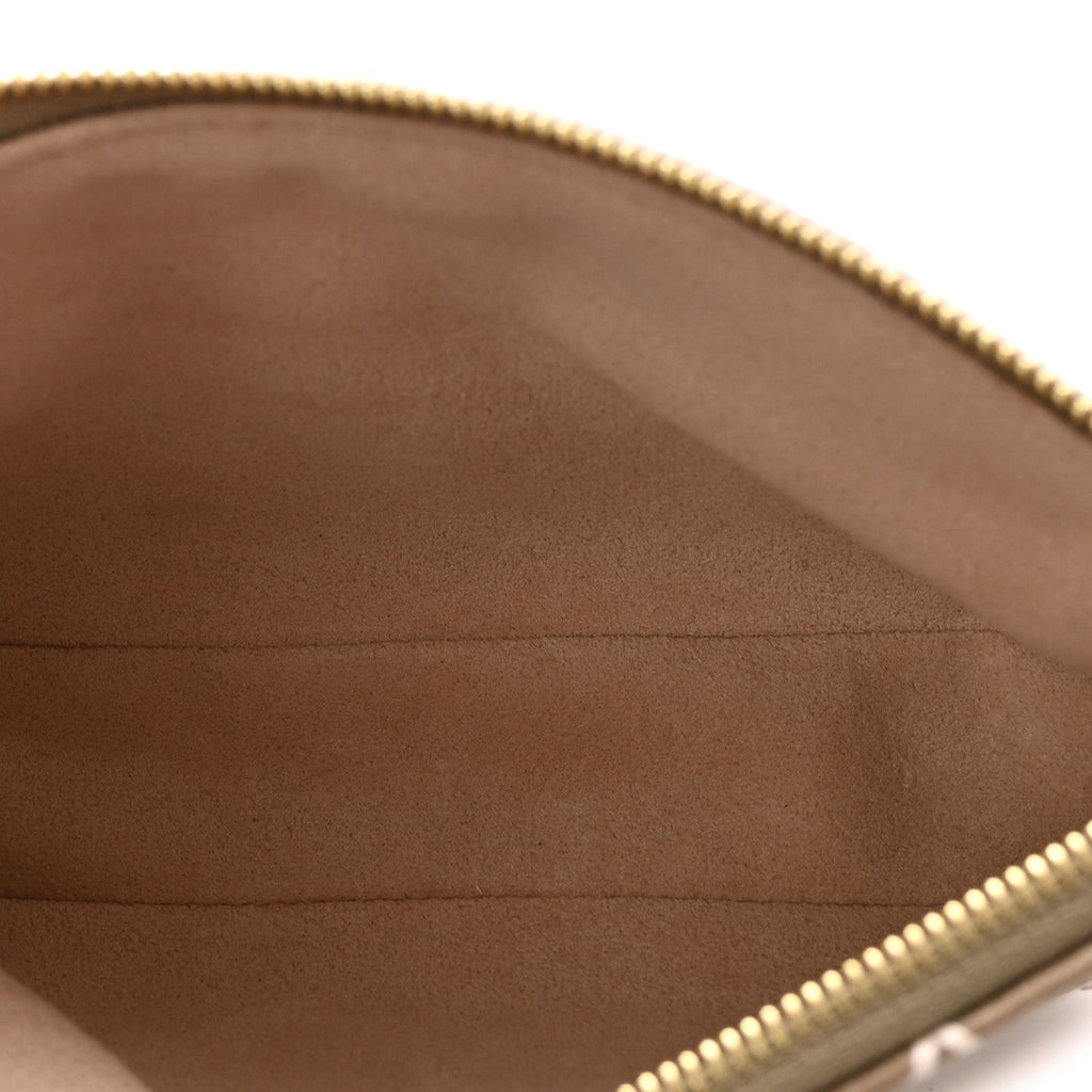 Empreinte Spring in the City Mini Pochette Accessories Kaki Beige Cream