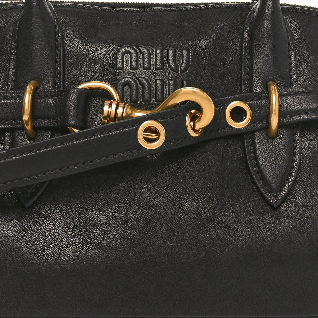 Nappa Aviator Regular Aventure Bag Black