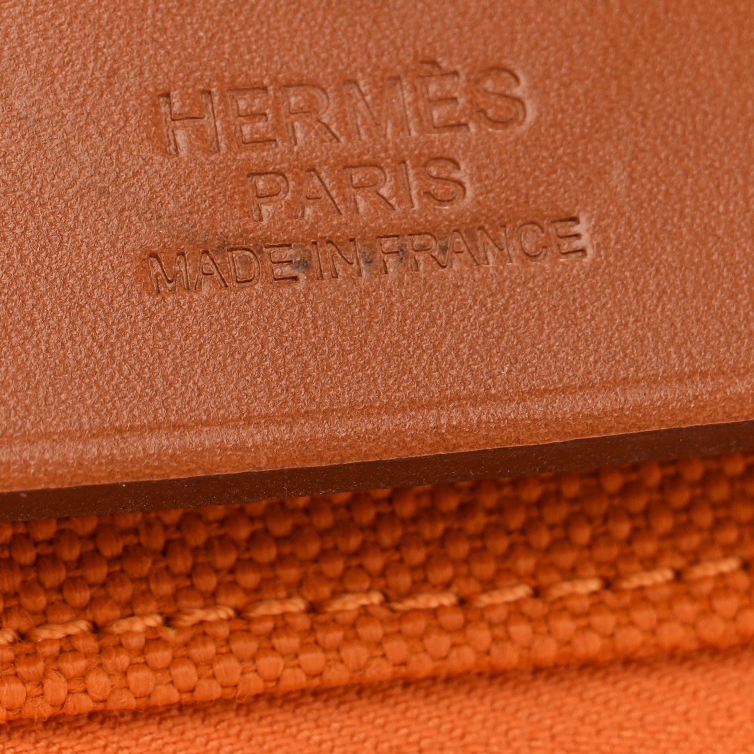 Vache Hunter Toile Herbag Zip 31 PM Orange Fauve