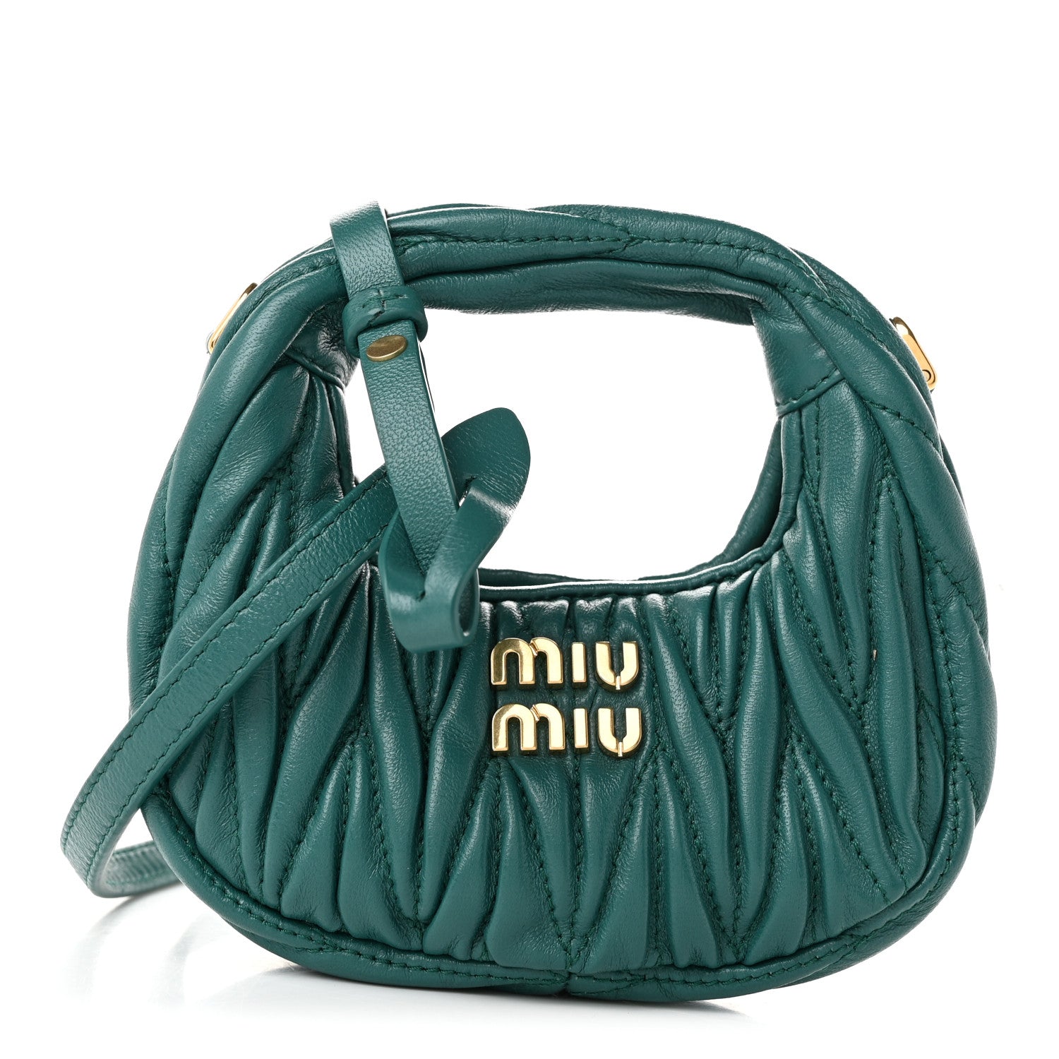 Nappa Matelasse Micro Wander Hobo Laguna