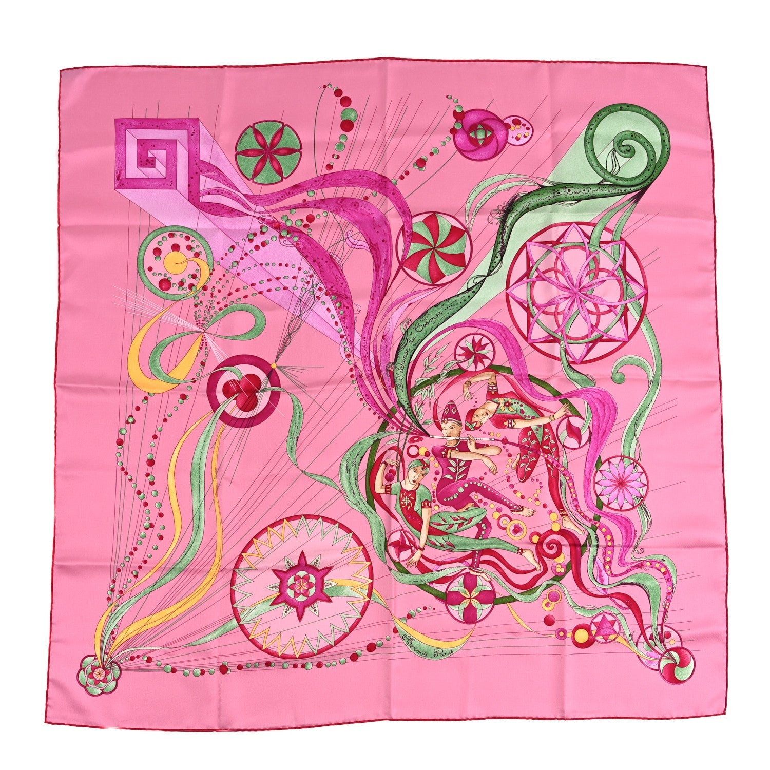 Silk La Danse Du Cosmos Scarf 90