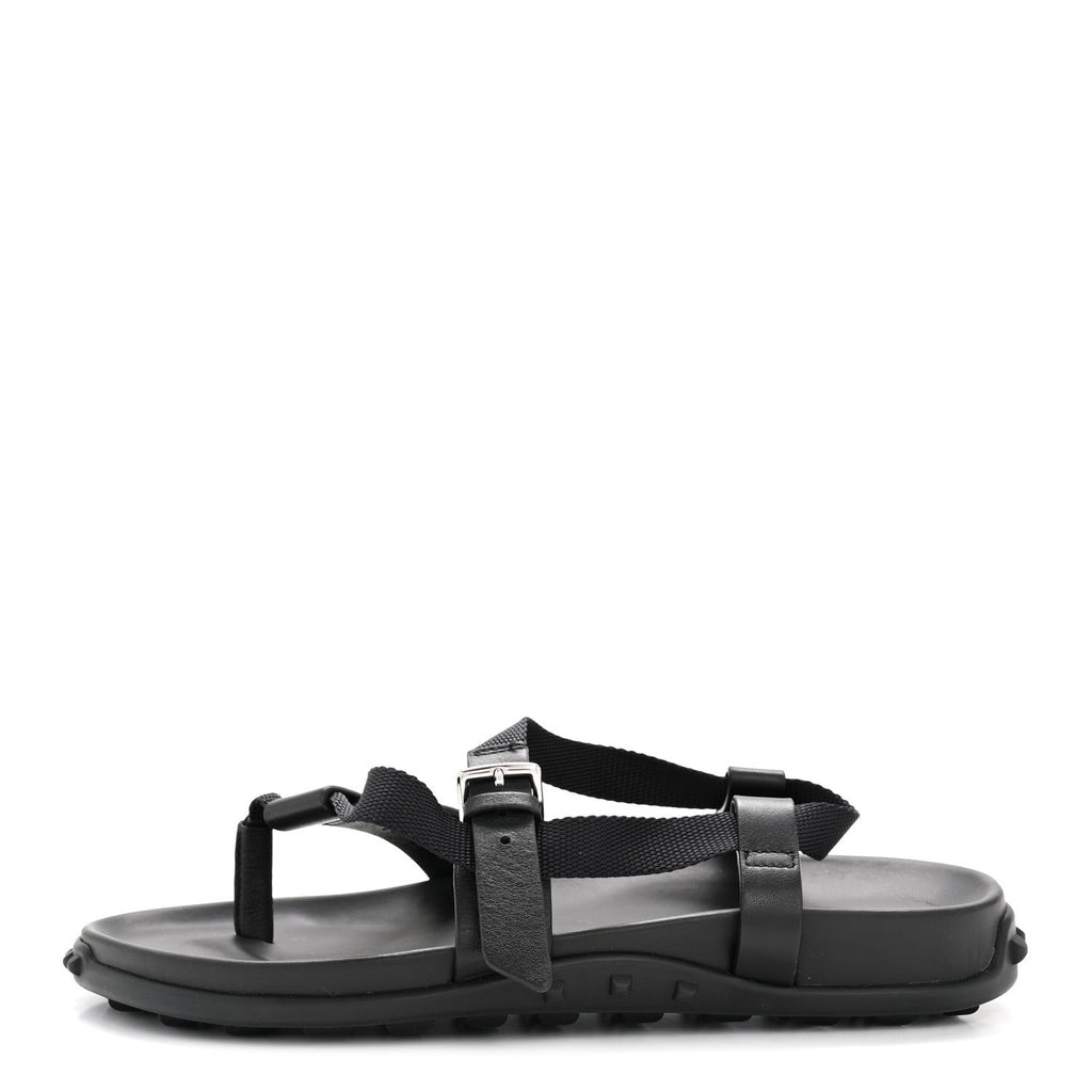 Calfskin Womens Inboard Sandals 38 Black