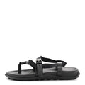 Calfskin Womens Inboard Sandals 38 Black