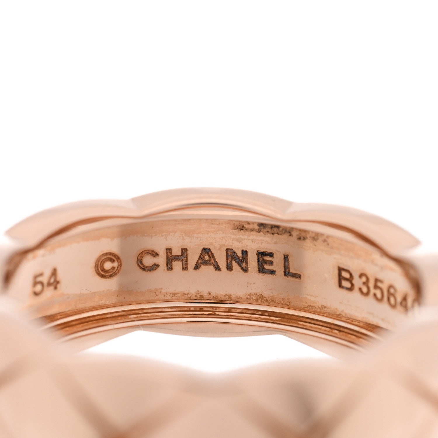 18K Beige Gold Small Coco Crush Ring 54 7