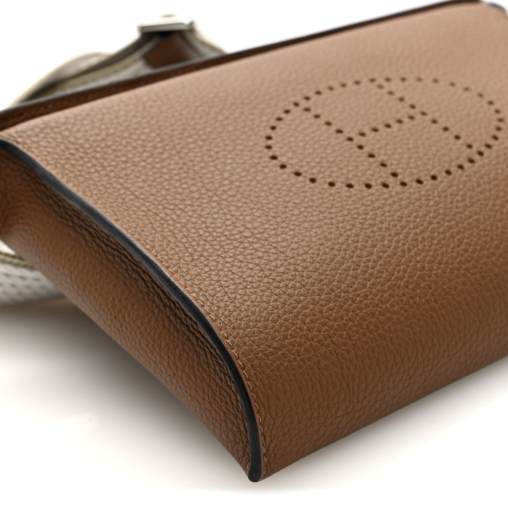 Togo Sangle Cordage Videpoches Alezan Beige Marfa Gris Pale
