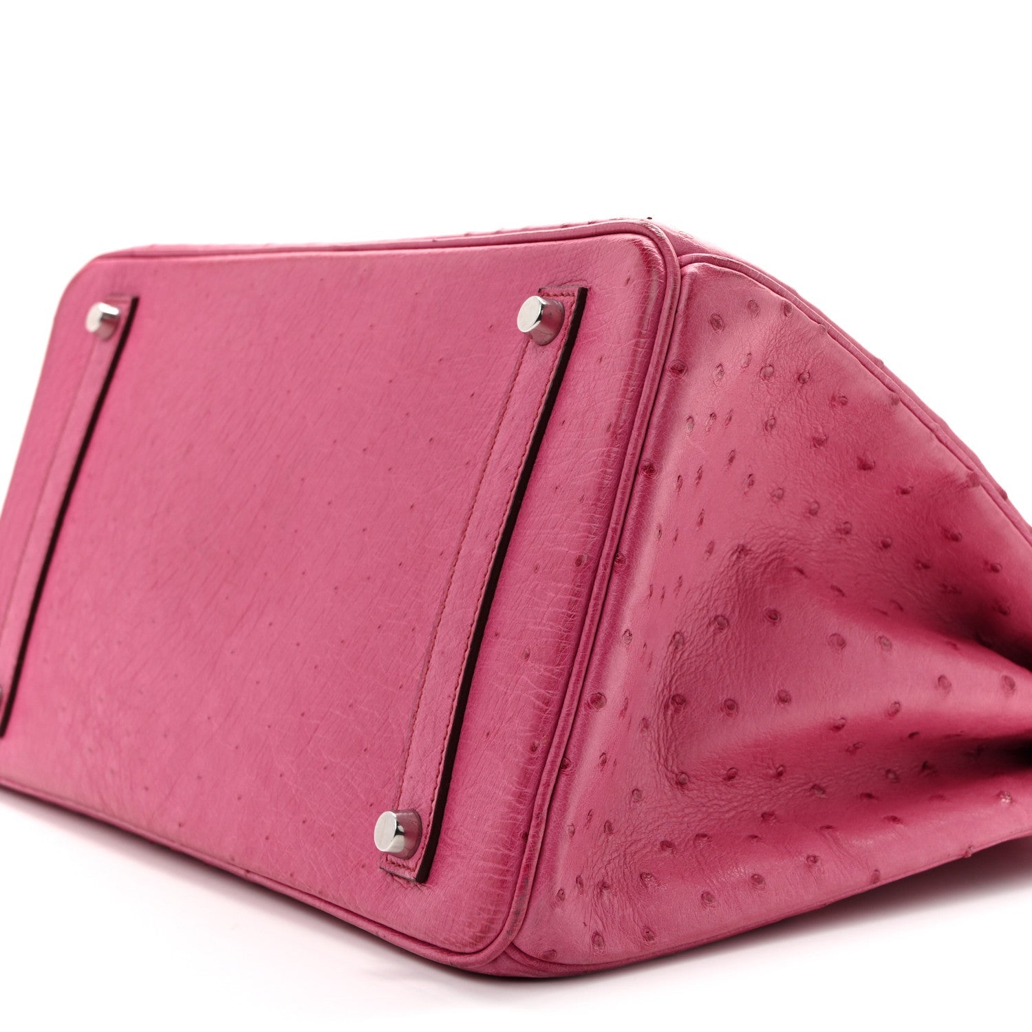 Ostrich Birkin 35 Fuchsia