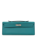 Swift Kelly Cut Clutch Pochette  Vert Verone