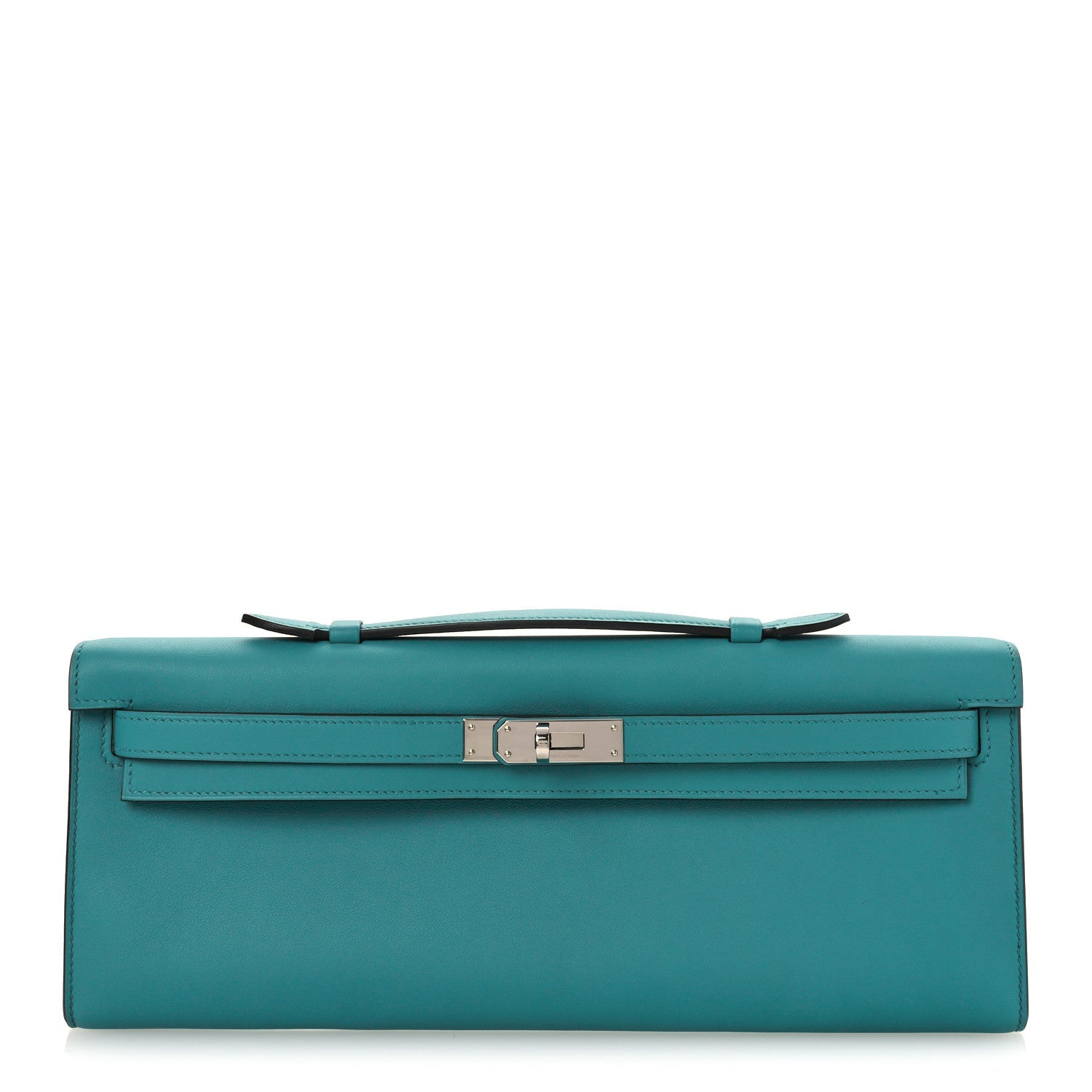 Swift Kelly Cut Clutch Pochette  Vert Verone