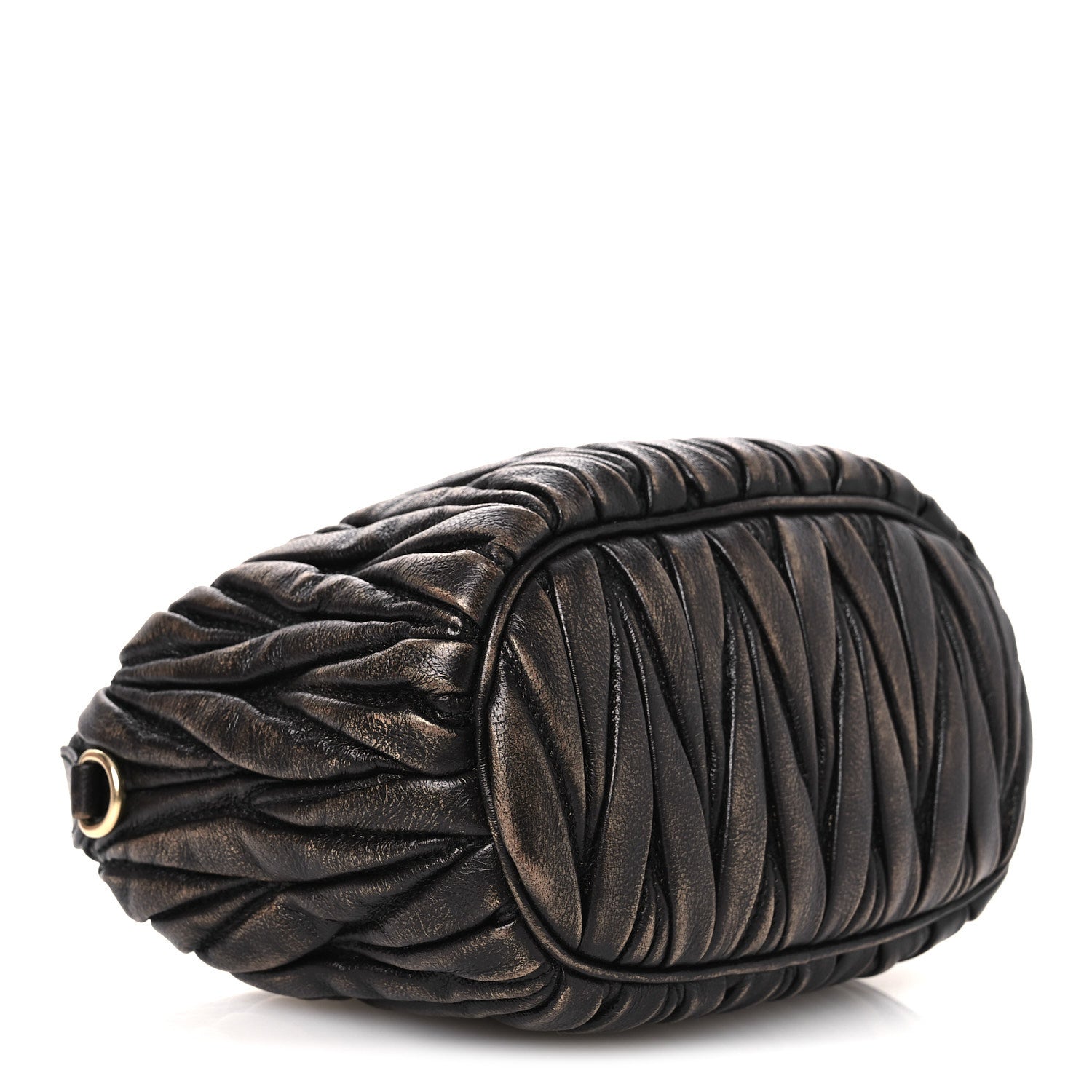 Nappa Matelasse Pouch Sand Coffee