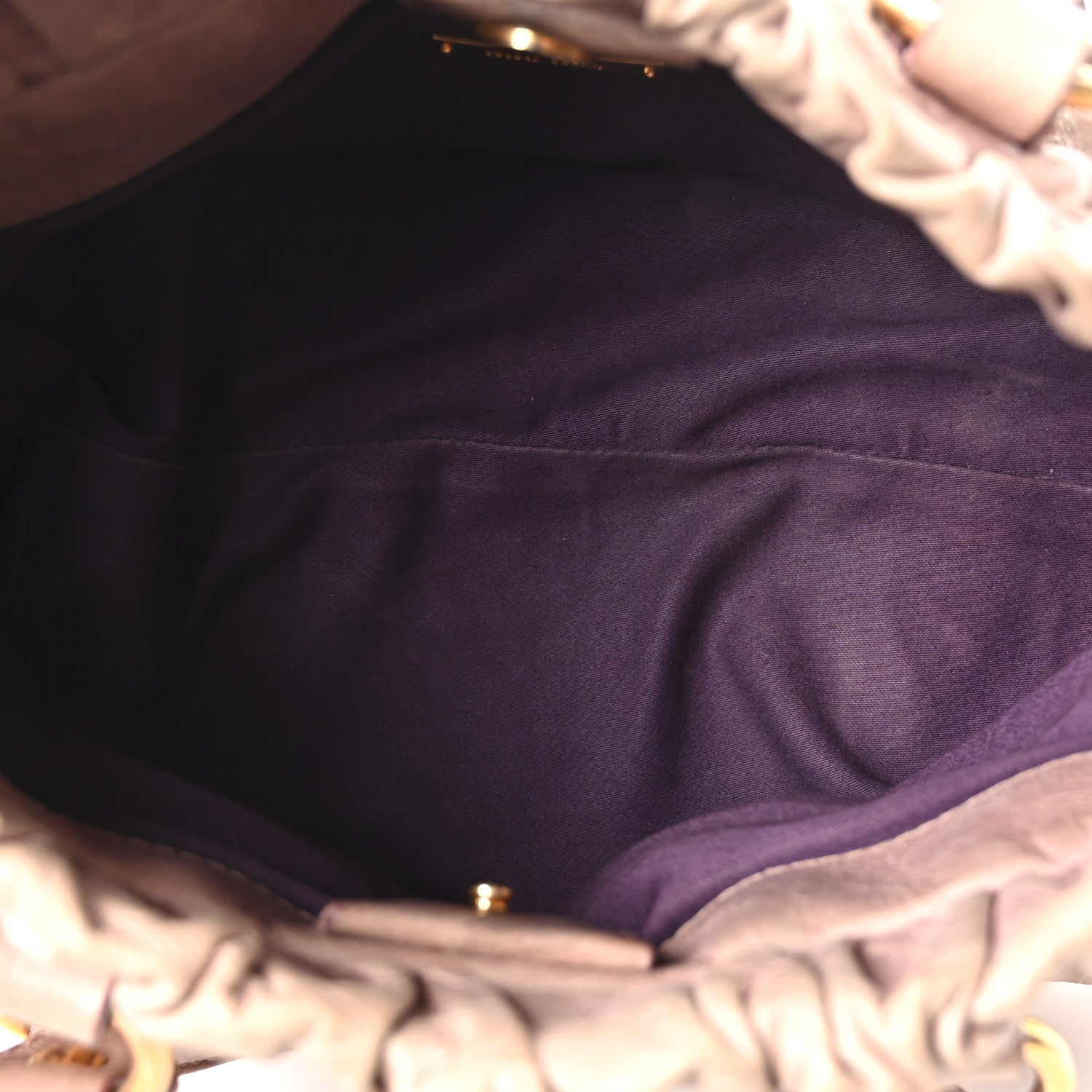 Vitello Shine Top Handle Satchel Mughetto