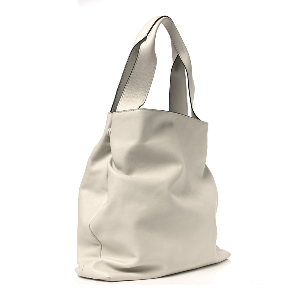 Soft Calf Hobo Bag White