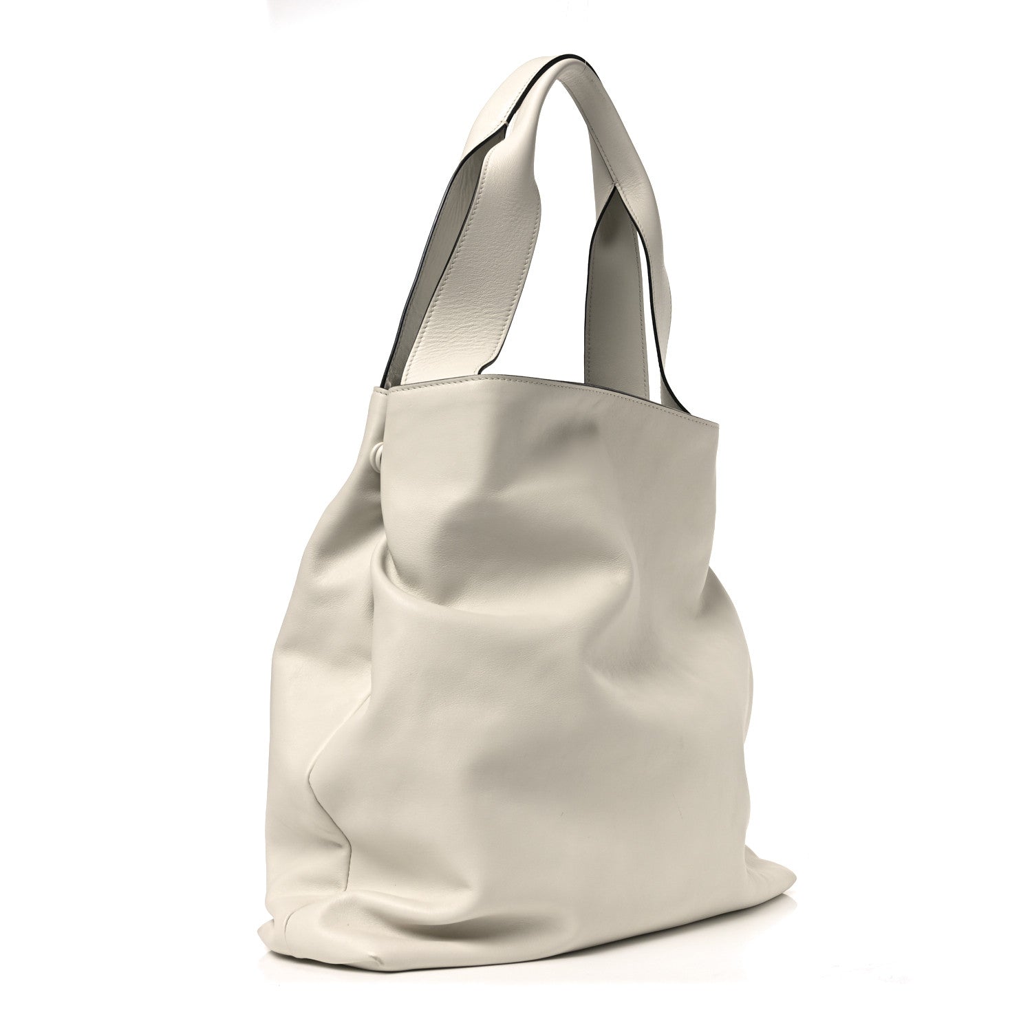 Soft Calf Hobo Bag White