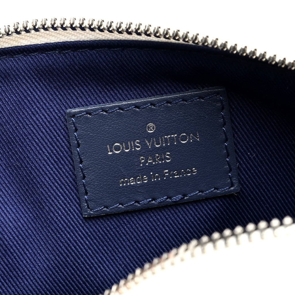Monogram Watercolor City Keepall Blue