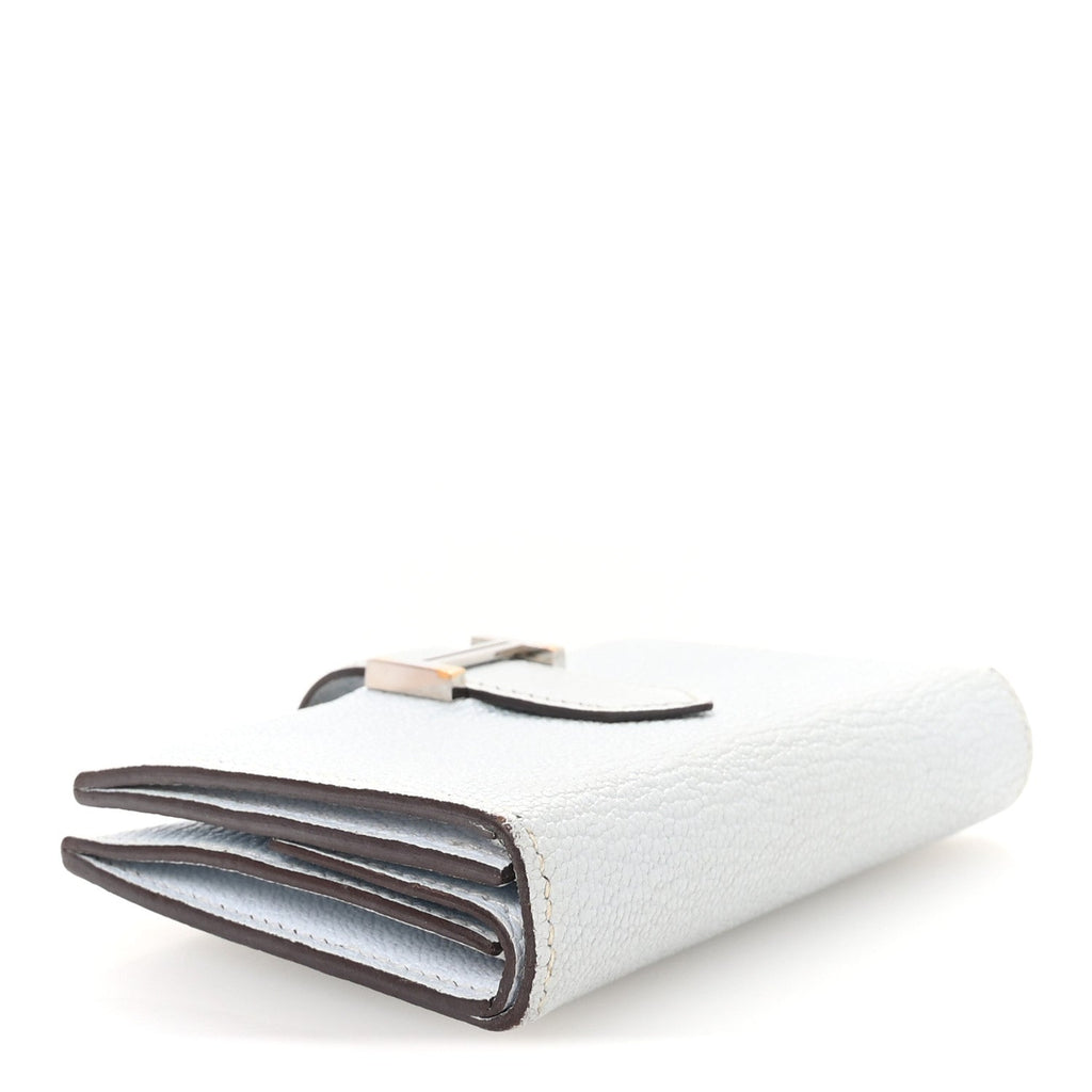 Chevre Mysore Mini Bearn Wallet Bleu Brume