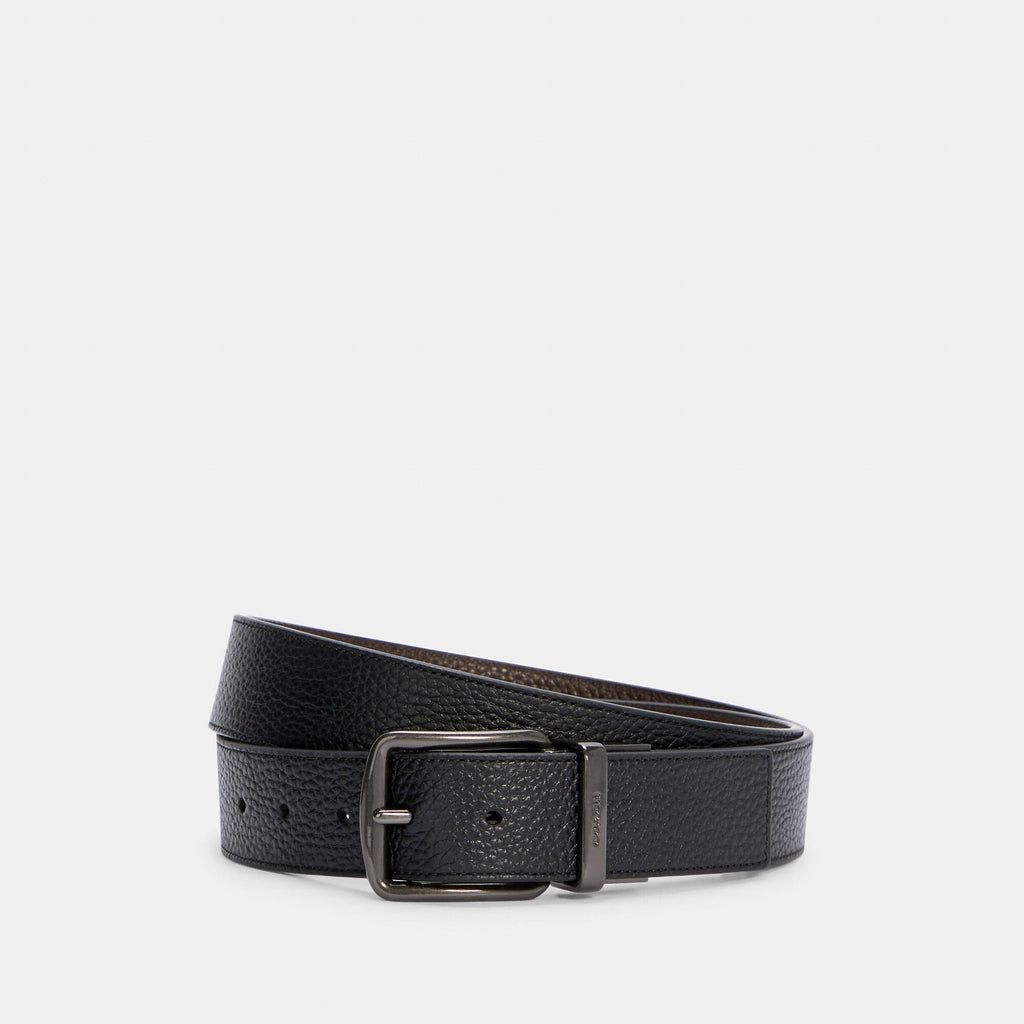 Coach Outlet Boxed Harness Buckle Cut To Size Reversible Belt, 38 Mm